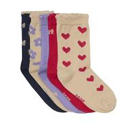 MINYMO Confezione da 5 calzini rossi, Colore: rosso, 35 8