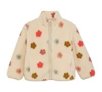 Minymo - Girl's Teddy Jacket AOP with Lining - Giacca in pile 122 beige