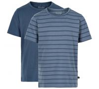 Minymo - Kid's Basic 32 -S/S (2-Pack) - T-shirt 104 blu/grigio