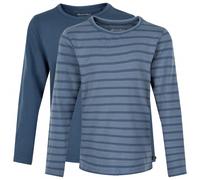 Minymo - Kid's Basic 34 -T-shirt L/S (2-pack) - Maglia a manica lunga 152 blu