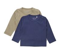 Minymo - Kid's Blouse L/S (2-Pack) - Maglia a manica lunga 92 blu