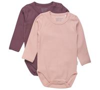 Minymo - Kid's Body L/S (2-Pack) - Intimo 56 fuchsia