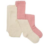 Minymo - Kid's Stockings with Pattern No. 124061 2-Pack - Collant 128/134 beige
