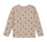 Minymo - Kid's T-Shirt L/S AOP No. 134004 - Maglia a manica lunga 134 beige