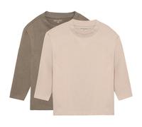Minymo - Kid's T-Shirt L/S Loose Fit (2-Pack) - Maglia a manica lunga 122 beige