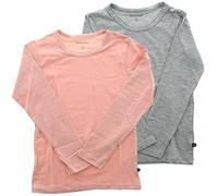 MINYMO Minymo 2er Pack Blusen mit Langen Ärmeln für Mädchen Camicia Bambine e Ragazze