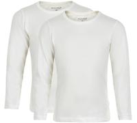 MINYMO Minymo 2er Pack Blusen mit Langen Ärmeln für Mädchen Camicia Bambine e Ragazze