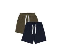 MINYMO Pantaloni ' MIBoys 2er-Pack ' blu scuro / cachi Bambini - Bimbo - Ragazzo (taglie 140-176) - Abbigliamento - Jeans & pantaloni - Pantaloncini e bermuda MINYMO 104