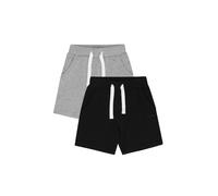 MINYMO Pantaloni ' MIBoys 2er-Pack ' grigio / nero Bambini MINYMO 122
