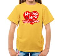 Mio Cane È My Valentine - T-Shirt - Love Animali Cani Labrador Cute Funny
