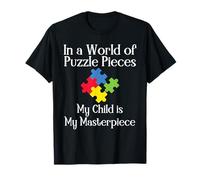 Mio Figlio è Il Mio capolavoro autismo consapevolezza Mamma Maglietta