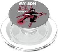 Mio figlio è l'uomo con la maschera di ferro Baseball Catcher PopSockets PopGrip per MagSafe