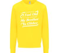 Mio Fratello È Più Grande 30° 40° 50° Compleanno Bambini Felpa