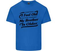 Mio Fratello È Più Grande 30° 40° 50° Compleanno Uomo Cotone T-Shirt Tee Top