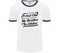 Mio Fratello È Più Grande 30° 40° 50° Compleanno Uomo Ringer T-Shirt