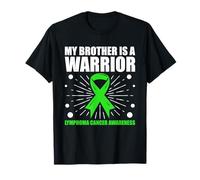 Mio Fratello è Un Supporto per la consapevolezza del Cancro del linfoma Guerriero Maglietta