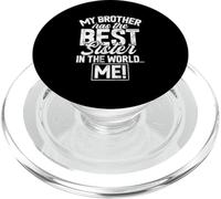 Mio fratello ha la sorella migliore del mondo Io sono una sorella divertente PopSockets PopGrip per MagSafe