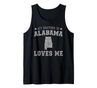 Mio Fratello in Alabama Mi AMA America Vintage Stato Canotta