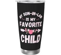 Mio genero è il mio bambino preferito Bicchiere isolato sotto vuoto in acciaio inossidabile Tazze da caffè da 20 once Tazza da viaggio Tazza da acqua