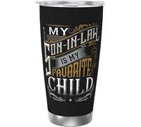Mio genero è il mio bambino preferito Bicchiere isolato sotto vuoto in acciaio inossidabile Tazze da caffè da 20 once Tazza da viaggio Tazza da acqua