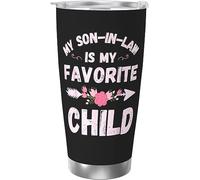 Mio genero è il mio bambino preferito Bicchiere isolato sotto vuoto in acciaio inossidabile Tazze da caffè da 20 once Tazza da viaggio Tazza da acqua