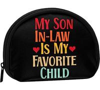 Mio genero è il mio bambino preferito Portamonete Portamonete Donna e ragazza Borsa alla moda carina Portamonete Portachiavi Borsa da donna Regalo