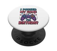 Mio gioco in pausa per il compleanno PopSockets PopGrip Adesivo