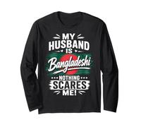 Mio Marito è Bangladesh Niente Mi spaventa Maglia a Manica