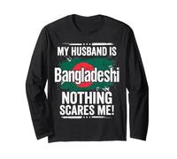 Mio Marito è Bangladesh Niente Mi spaventa Maglia a Manica