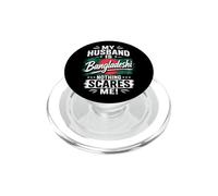 Mio marito è Bangladesh Niente mi spaventa PopSockets PopGrip per MagSafe