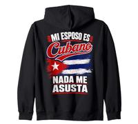 Mio Marito è Cubano Niente Mi spaventa Felpa con Cappuccio