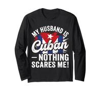 Mio Marito è Cubano Niente Mi spaventa Maglia a Manica