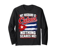 Mio Marito è Cubano Niente Mi spaventa Maglia a Manica