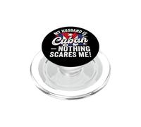 Mio marito è cubano niente mi spaventa PopSockets PopGrip per MagSafe