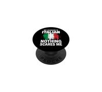 Mio marito è italiano niente mi spaventa PopSockets PopGrip Adesivo