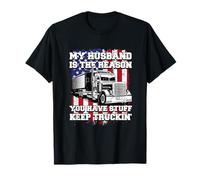 Mio Marito è la Ragione per Cui Hai roba, Trucker Wife Maglietta