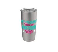 Mio marito ha una moglie fantastica Bicchiere termico in acciaio inox doppia parete