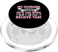 Mio marito pensa di essere il capo, ma gli ho lasciato credere PopSockets PopGrip per MagSafe