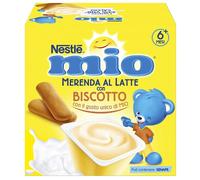 MIO MERENDA AL LATTE BISCOTTO da 6 mesi - 4 vasetti da 100g - NESTLÉ