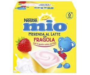 MIO Mer.Latte Fragola 4x100g