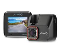 Mio MiVue C580 Dash cam anteriore per auto, in ull HD (60 bps) e HDR per immagini estremamente nitide giorno e notte, Dash cam sicura con memoria micro SD, telecamera per auto con speedcam GPS e