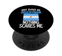 Mio padre è argentino niente mi spaventa papà divertente PopSockets PopGrip Adesivo