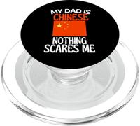 Mio padre è cinese niente mi spaventa papà divertente PopSockets PopGrip per MagSafe