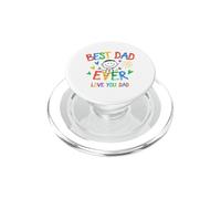 Mio padre è la migliore arte del disegno infantile PopSockets PopGrip per MagSafe