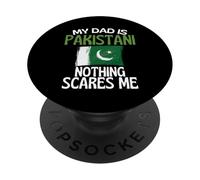 Mio padre è pakistano niente mi spaventa papà divertente PopSockets PopGrip Adesivo