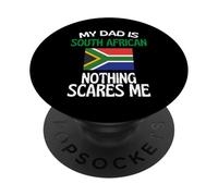 Mio padre è sudafricano niente mi spaventa papà divertente PopSockets PopGrip Adesivo