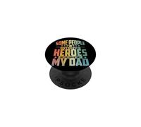 Mio Padre è un Eroe - Festa del Papà PopSockets PopGrip Adesivo