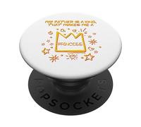Mio padre è un re che mi rende una fede cristiana principessa PopSockets PopGrip Adesivo