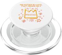 Mio padre è un re che mi rende una fede cristiana principessa PopSockets PopGrip per MagSafe