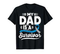 Mio padre è un superstite orgoglioso t1d papà Tipo 1 Consapevolezza del diabete Maglietta